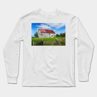 Old Barn With Red Roof, Prince Edward County Long Sleeve T-Shirt